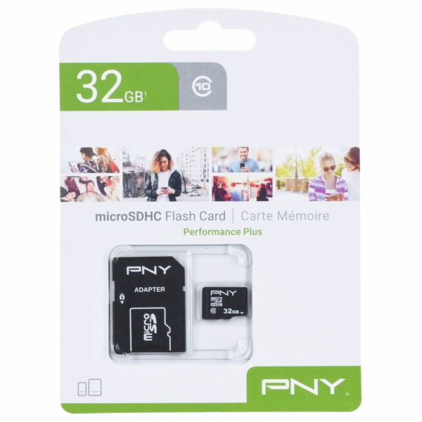 Paměťová karta MicroSDHC 32GB P-SDU32G10PPL-GE