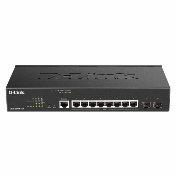 D-Link DGS-2000-10P síťový přepínač Řízený L2/L3 Gigabit ...