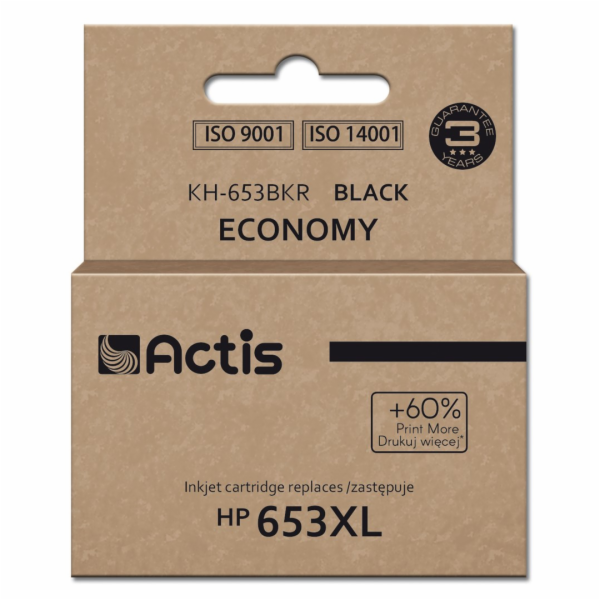Actis KH-653BKR Inkoust pro tiskárny HP, náhradní inkoust...