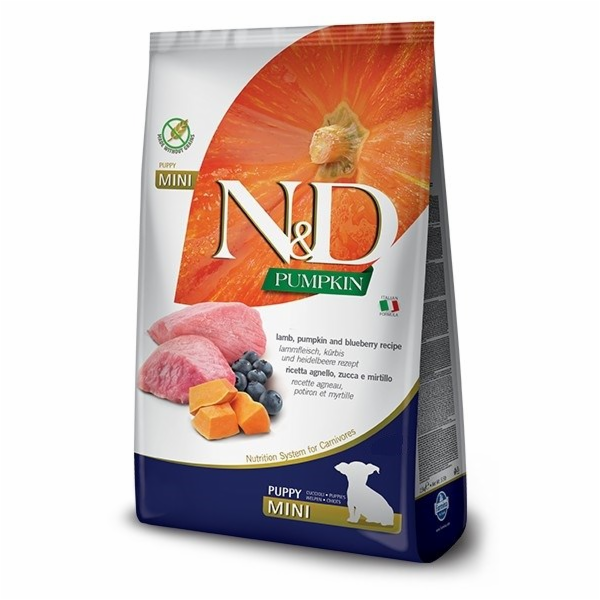 FARMINA N&D Pumpkin Lamb & Blueberry Puppy Mini - suché k...