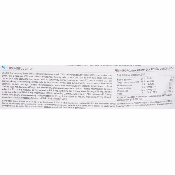 ACANA Bountiful Catch Cat 4,5 kg
