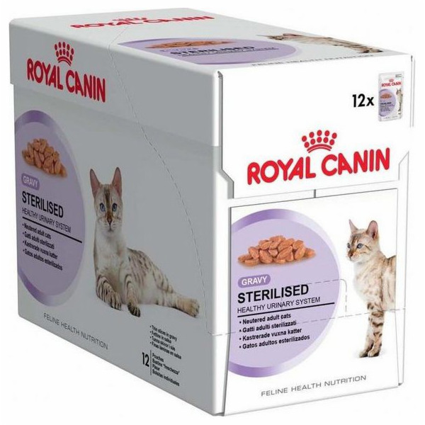 ROYAL CANIN FHN Sterilizované v omáčce - mokré krmivo pro...