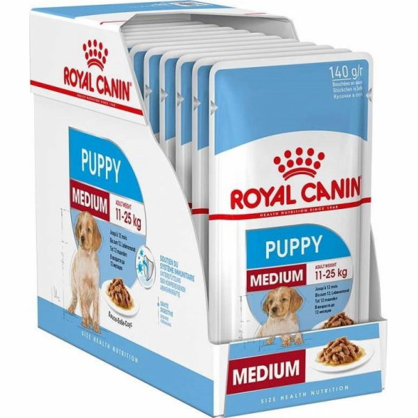 ROYAL CANIN SHN Medium Puppy v omáčce - vlhké krmivo pro ...