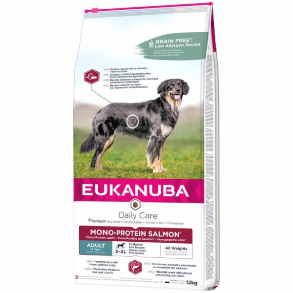 EUKANUBA Daily Care Adult Mono Protein Salmon - suché krm...