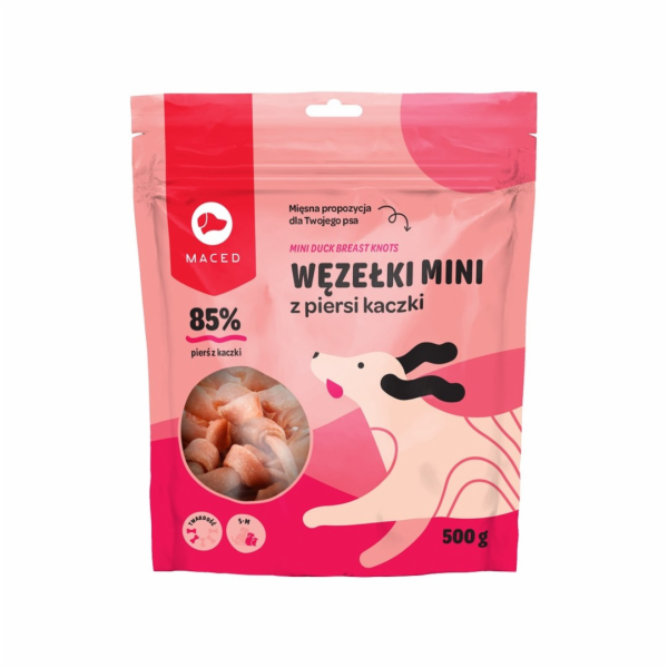 MACED Mini kachní prsní uzly - pamlsek pro psy - 500g