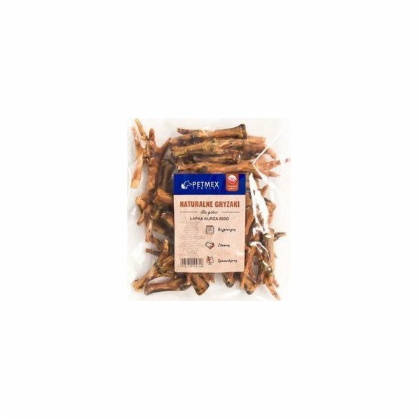 PETMEX žvýkačka pro psy Kuřecí tlapka 500g