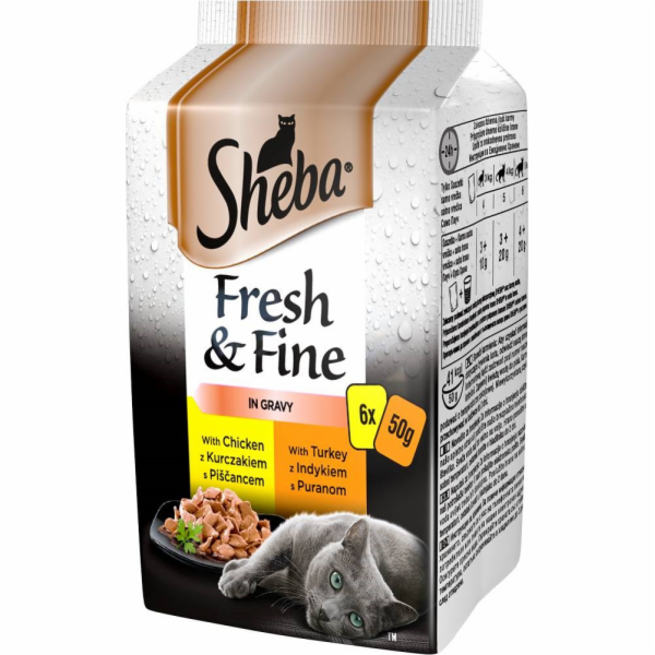 SHEBA Fresh&Fine Chicken Turkey - mokré krmivo pro kočky ...