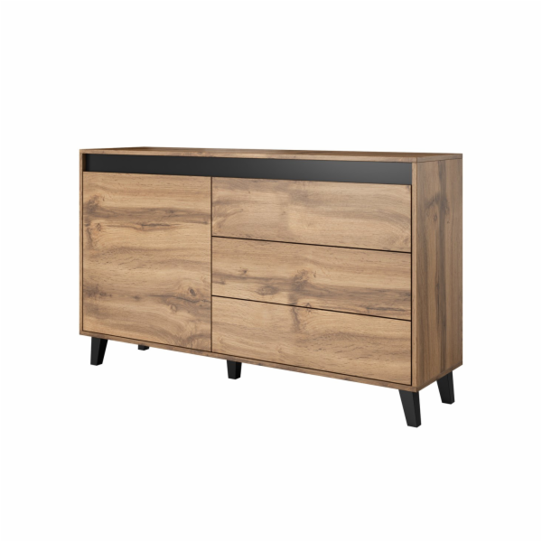 Cama NORD wotan dub/antracit Komoda 