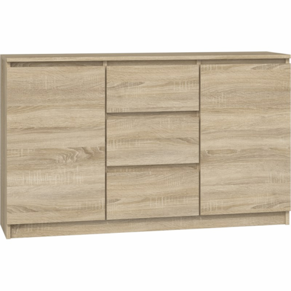 Topeshop KOMODA 2D3S DAB SONOMA