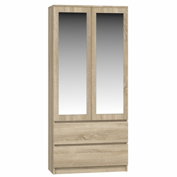 Topeshop SS-90 SON LUS KPL ložnicová šatní skříň 5 polic ...