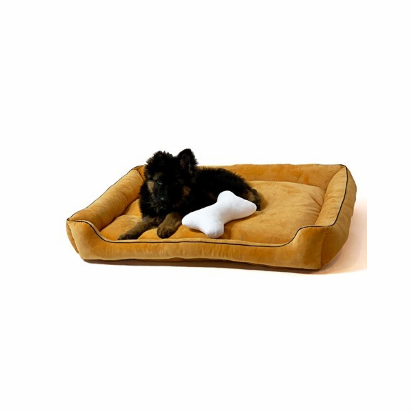 GO GIFT Lux camel - pelíšek pro mazlíčky - 95 x 70 x 9 cm