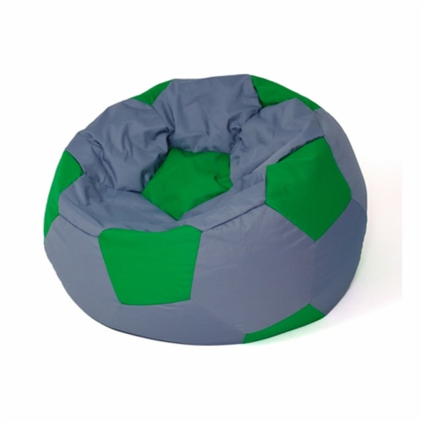 Sako bag pouffe Míč šedozelený XXL 140 cm