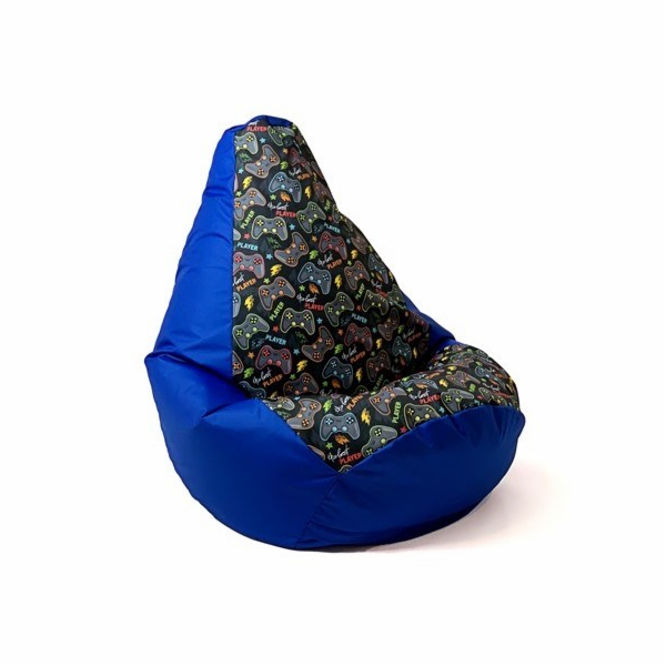 Sako taška pouffe Hruška tisk chabber-pad L 105 x 80 cm