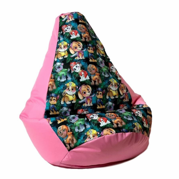 Sako taška pouffe Potisk hrušek růžová-PAW Patrol L 105 x...