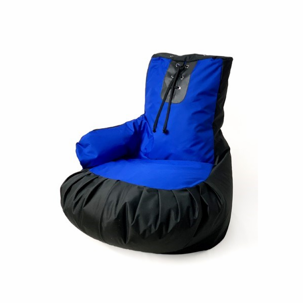 Sako bag pouffe boxerská rukavice černo-modrá XL 100 x 80 cm