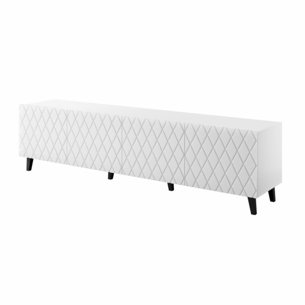 RTV skříň ASTI 200x42x52 bílá mat