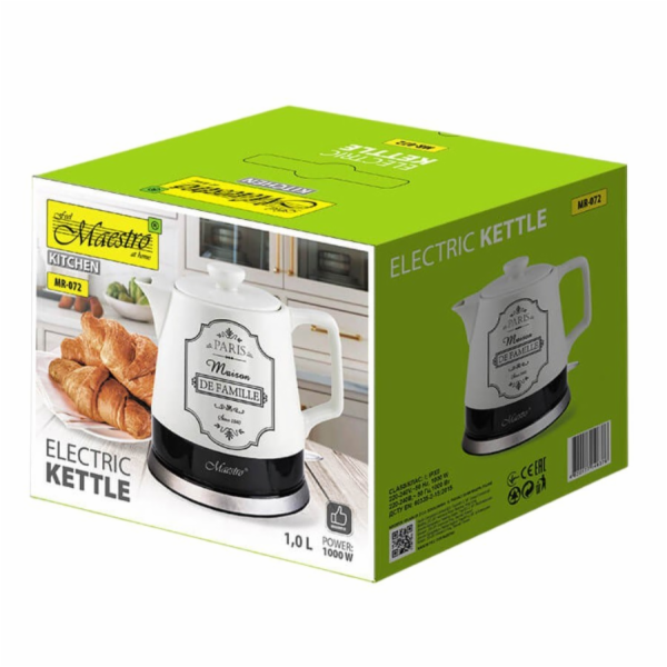 Rychlovarná konvice Feel-Maestro MR-072 1,2 l bílá 1200 W