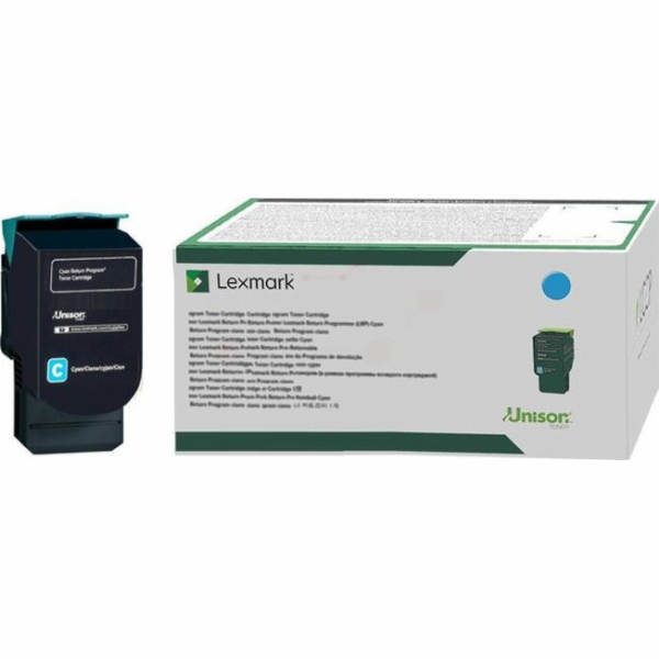 Tonerová kazeta Lexmark 24B7178 1 ks Originální azurová