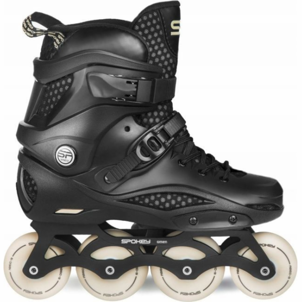 Spokey FREESPO Freeskate kolečkové brusle, černé, vel 40