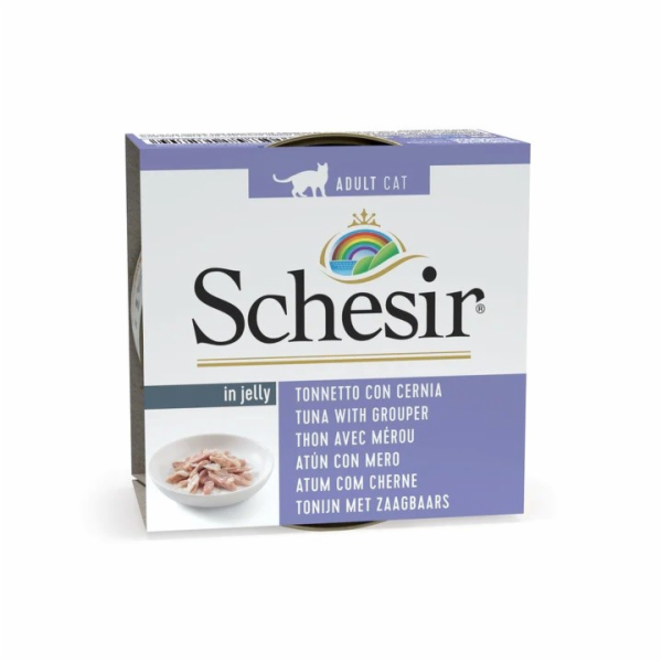 SCHESIR v želé Tuňák s kanicem - mokré krmivo pro kočky -...