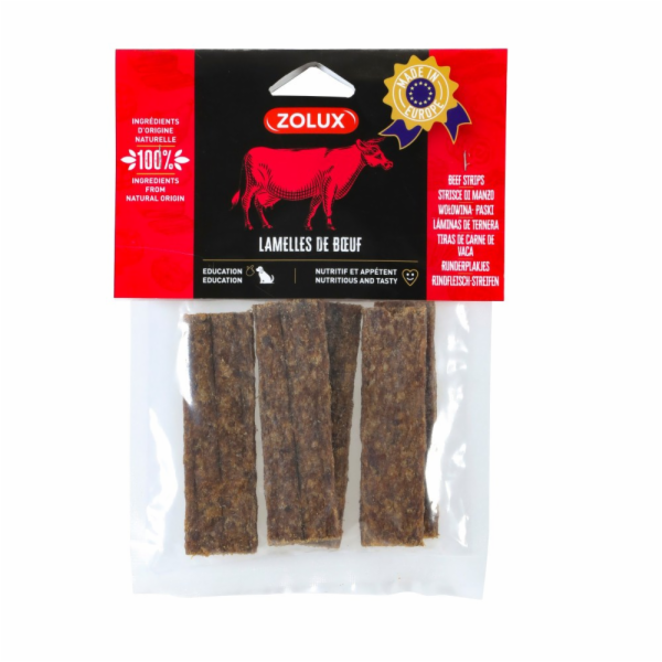 ZOLUX Hovězí proužky - pamlsek pro psy - 100g