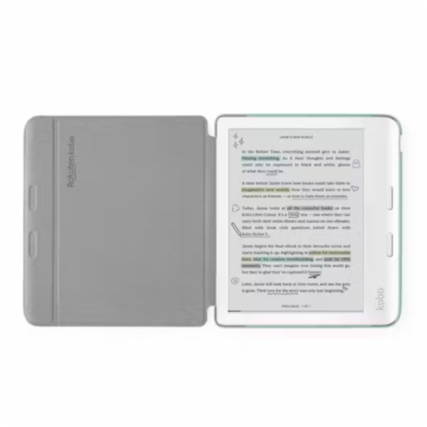 Etui Kobo Libra Color Basic SleepCover Case Garden Green