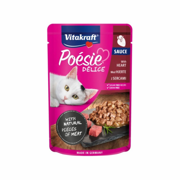 VITAKRAFT POESIE DELICE srdíčka - mokré krmivo pro kočky ...