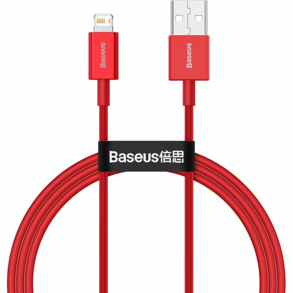 Kabel USB na iP 2,4A 1m (červený)