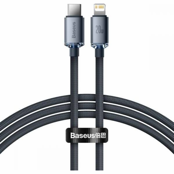 Baseus Crystal kabel USB-C na Lightning, 20W, PD, 1,2 m (...