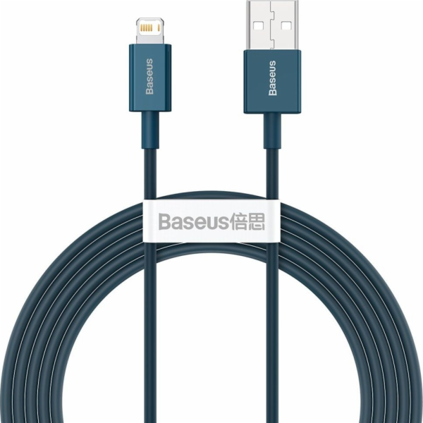 Kabel USB na iP 2,4A 2m (modrý)