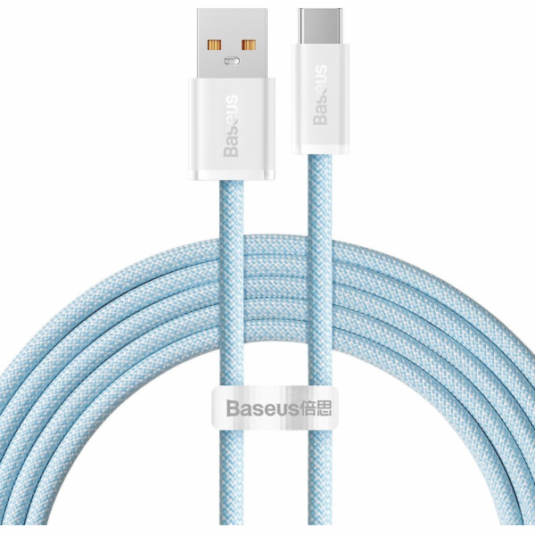Kabel USB na USB-C Baseus řady Dynamic, 100 W, 2 m (modrý)