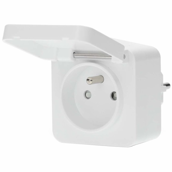 NEDIS chytrá zásuvka/ venkovní/ 16A/ Zigbee 3.0/ francouz...