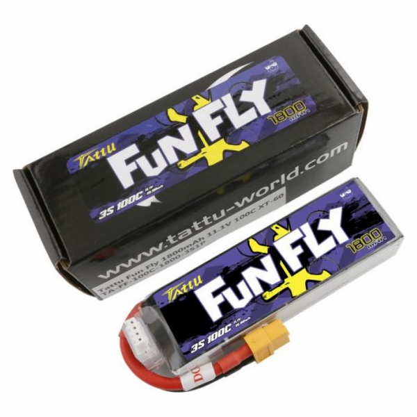 Akumulátor Tattu Funfly 1800mAh 11,1V 100C 3S1P XT60