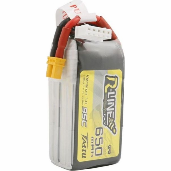 Baterie Tattu R-Line 650mAh 14,8V 95C 4S1P XT30