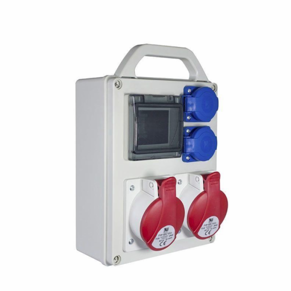 Modulární panel R-BOX 240R-4 B.1702RD, 4 moduly, 16A IP44