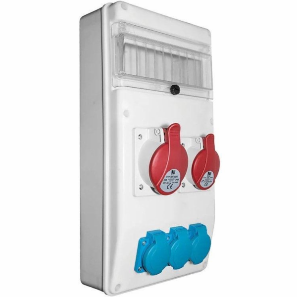 Modulární panel R-BOX B.SLIM-10S-7BR-S, 10 mod. 16/32A IP44