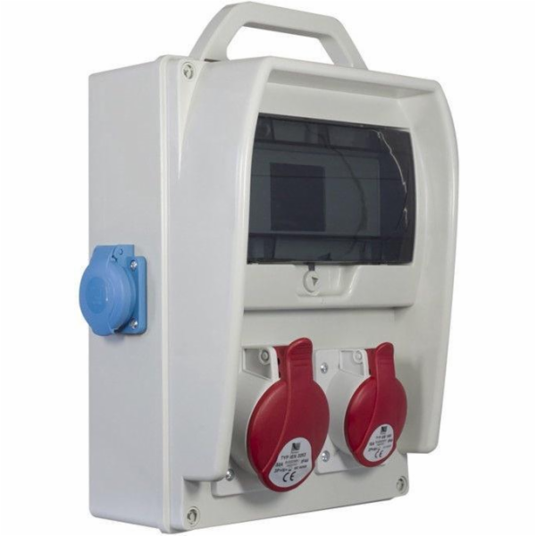 Modulární panel R-BOX B.18.300-7-S, 9 mod., 16/32A IP44