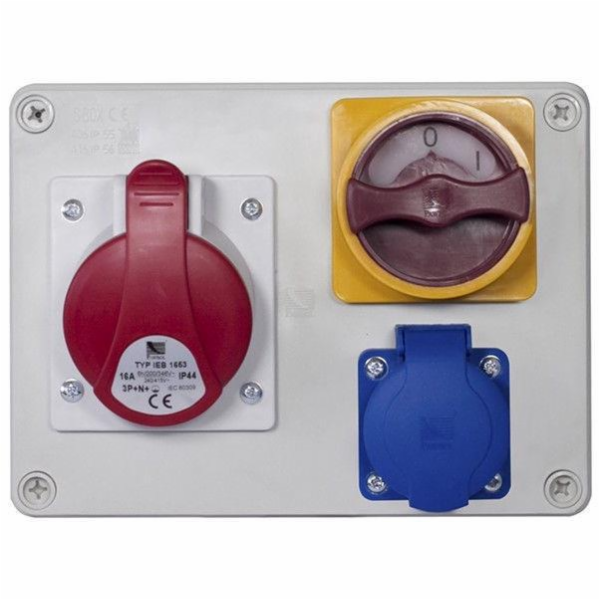 Panel Pawbol R-BOX 190 B.1093W-S, 16A IP44