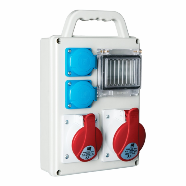 Modulární panel R-BOX B.SLIM-4S-2-S, 4 mod., 16A/32A IP44