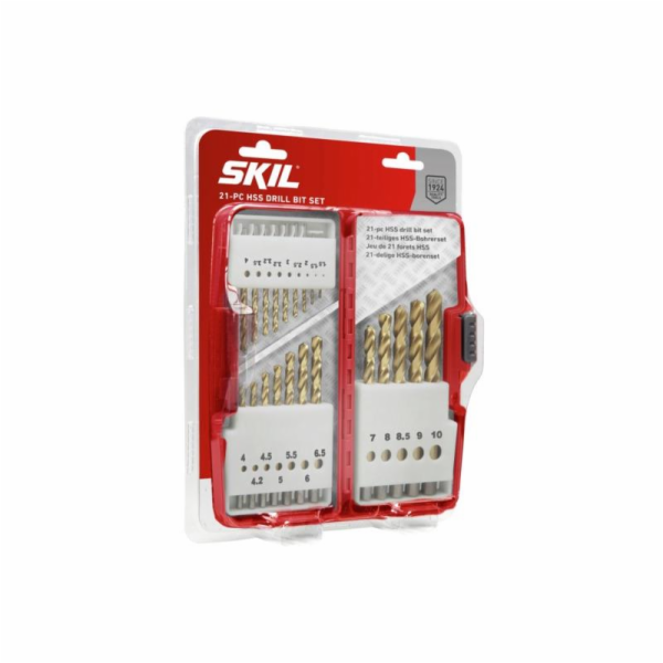 Sada vrtáků na kov SKIL 21 ks.