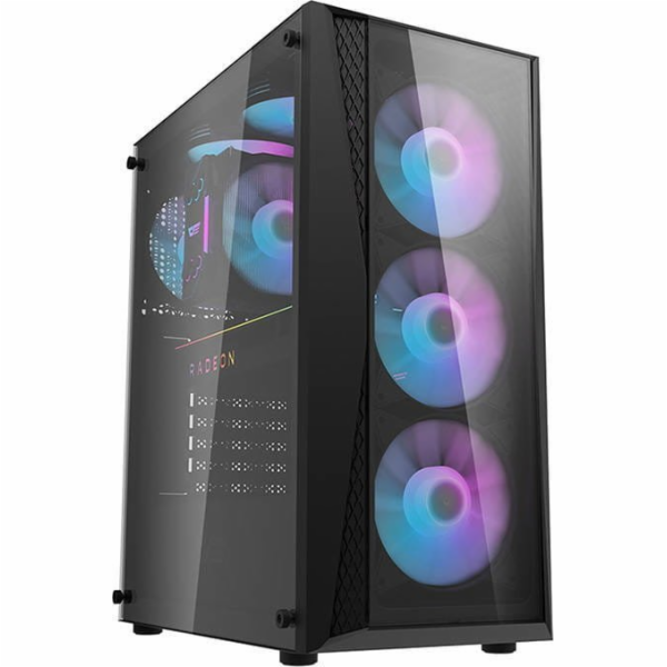 Darkflash DK352 Plus computer case + 4 fans (black)