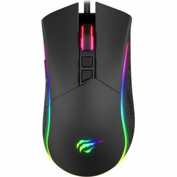 Herní myš Havit GAMENOTE MS1001S RGB 800-4800 DPI