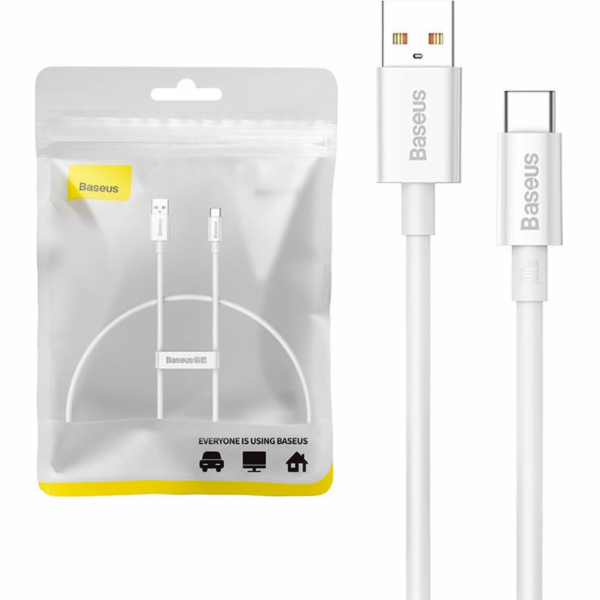 Kabel USB-C Baseus Superior 100W 0,25 m (bílý)