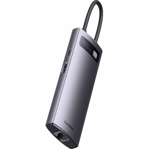 Rozbočovač 6v1 Baseus řady StarJoy, USB-C na 3x USB 3.0 +...