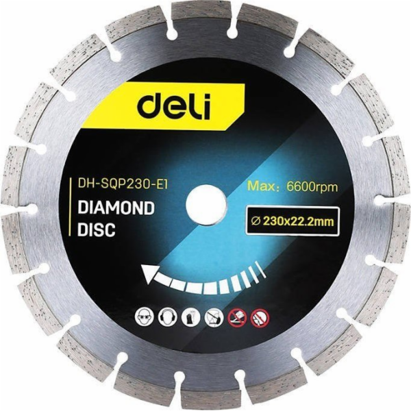 Diamantový kotouč Deli Tools EDH-SQP125-E1