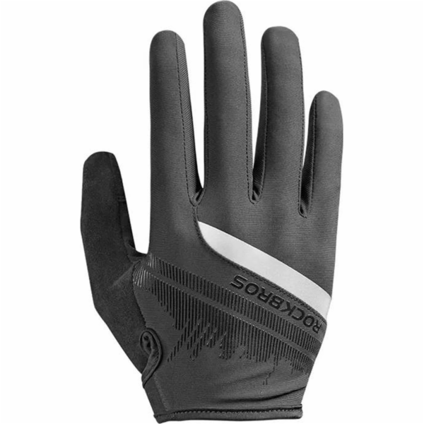 Cyklistické plné rukavice Rockbros S247-1 velikost M (černé)