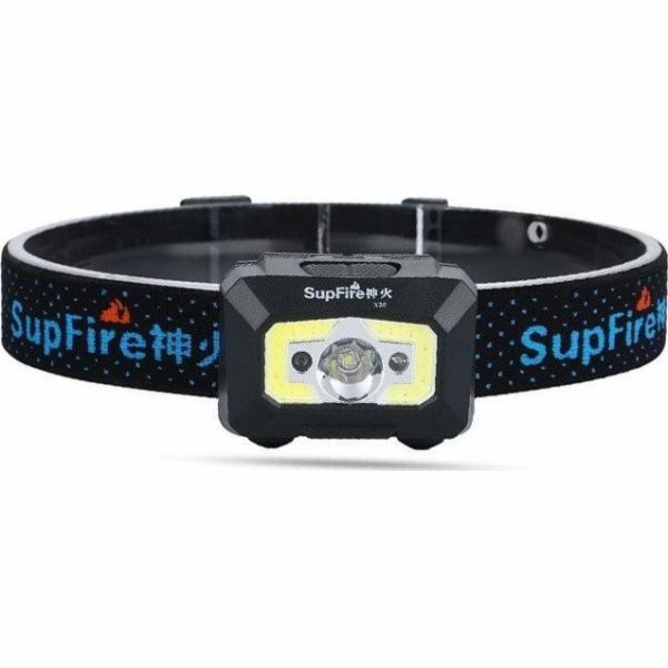 Čelovka s bezkontaktním spínačem Superfire X30, 340lm, USB