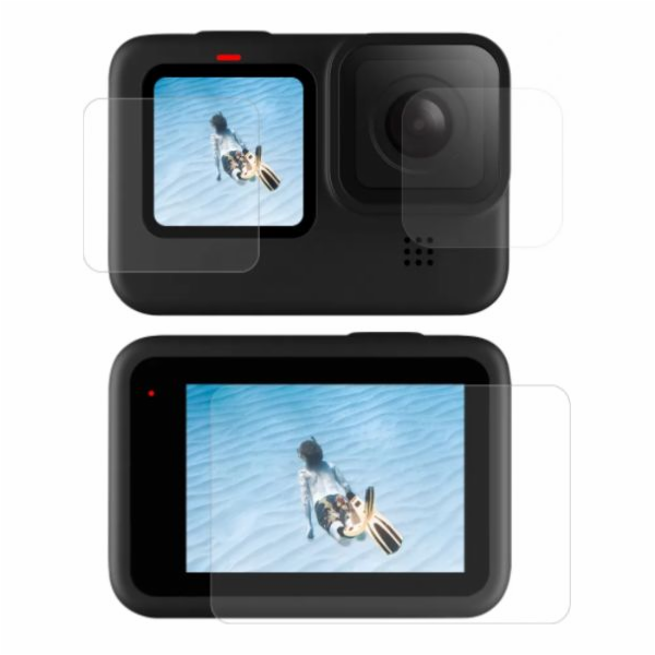 Ochranná fólie na displej a objektiv Telesin pro GoPro He...