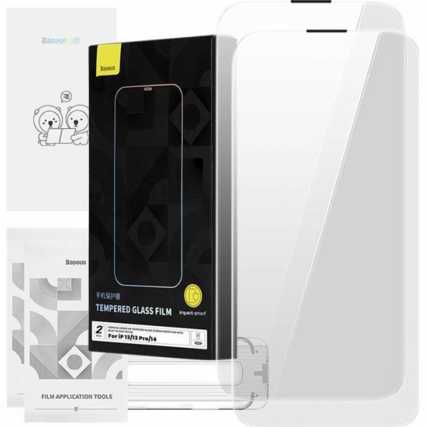 Tvrzené sklo Baseus Corning pro iPhone 13/13 Pro/14 se za...