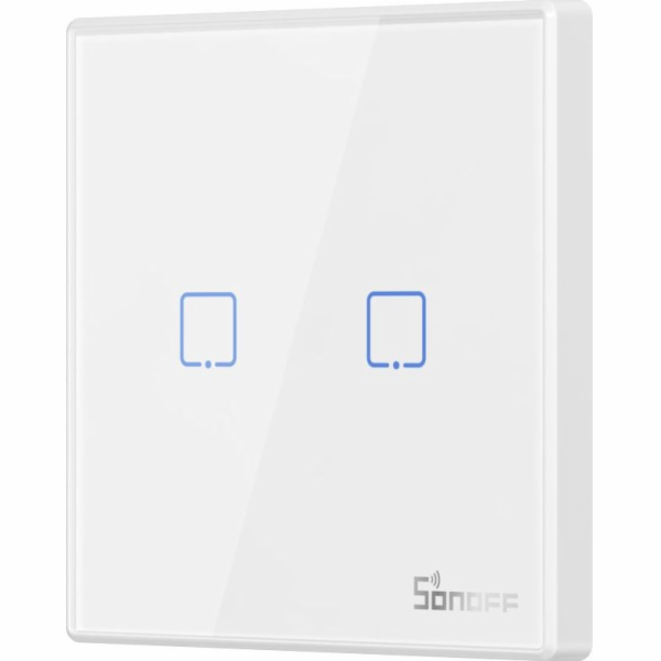 Smart vypínač osvětlení SONOFF T2EU2C-RF